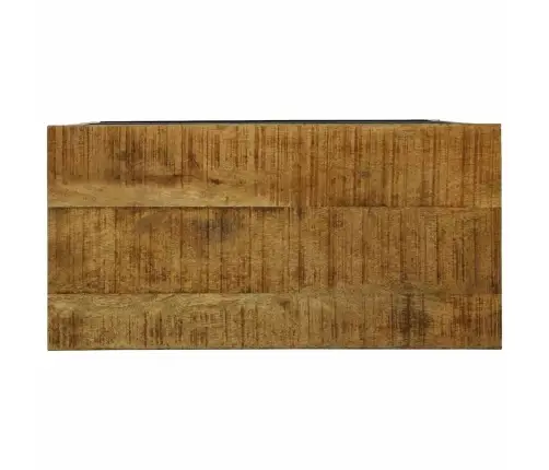 Raamatukapp Pruun 70 X 35 X 110 Cm Mangopuit