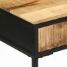 Konsolē Galda 100X55X75 Cm Masīvkoka Mango Vidaxl
