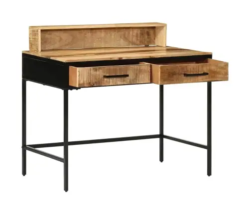 Konsolē Galda 100X55X75 Cm Masīvkoka Mango Vidaxl