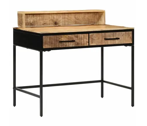 Konsolē Galda 100X55X75 Cm Masīvkoka Mango Vidaxl