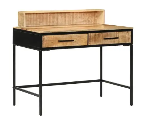 Konsolē Galda 100X55X75 Cm Masīvkoka Mango Vidaxl
