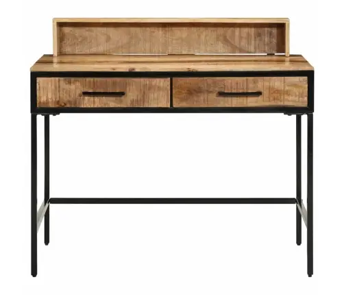 Konsolē Galda 100X55X75 Cm Masīvkoka Mango Vidaxl