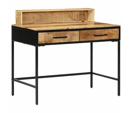 Konsolē Galda 100X55X75 Cm Masīvkoka Mango Vidaxl