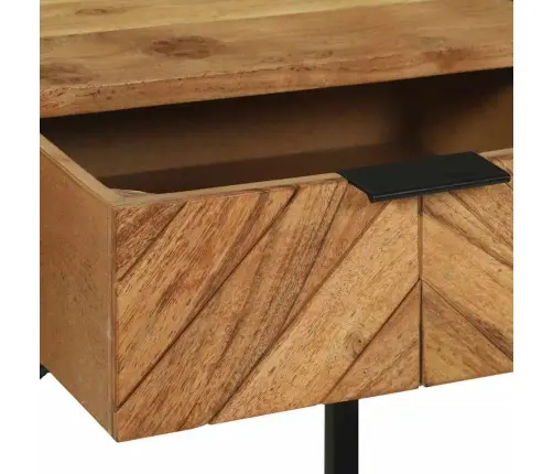 Naktsgaldiņš 40X35X50 Cm No Akācijas Masīvkoka Vidaxl