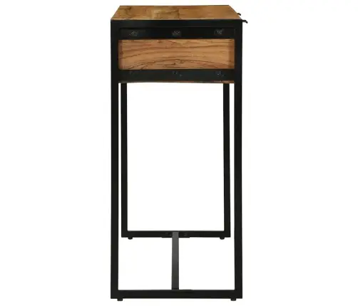 Konsoollaud Sahtliga Riiuliga Pruun 90 X 35 X 75 Cm Mangopuit