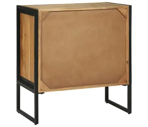 Komoda Ruda 70 X 35 X 75 Cm Akacijos Medienos Masyvas