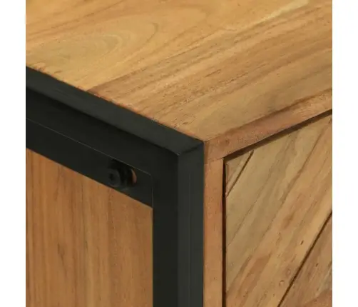 Komoda Ruda 50 X 35 X 75 Cm Akacijos Medienos Masyvas