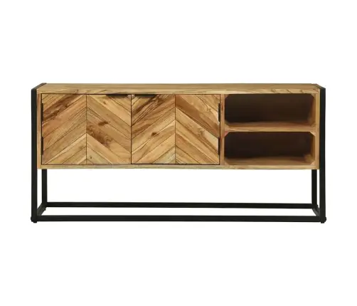 Tv Skapis 110X30X50 Cm Cietā Akācija Vidaxl
