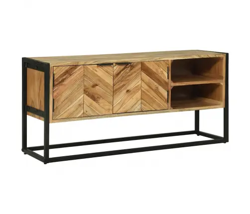 Tv Skapis 110X30X50 Cm Cietā Akācija Vidaxl