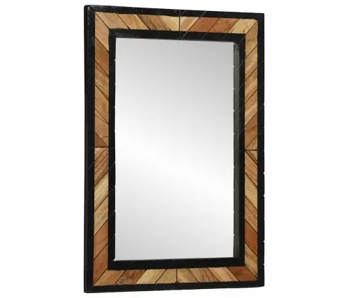 Spogulis 70X2X70 Cm Ciets Koks Akācija Vidaxl