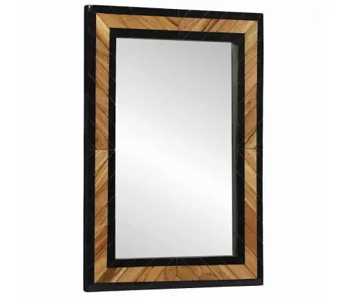 Spogulis 70X2X70 Cm Ciets Koks Akācija Vidaxl