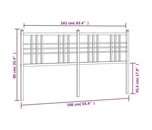 Metalinis Galvūgalis, Juodos Spalvos, 160Cm