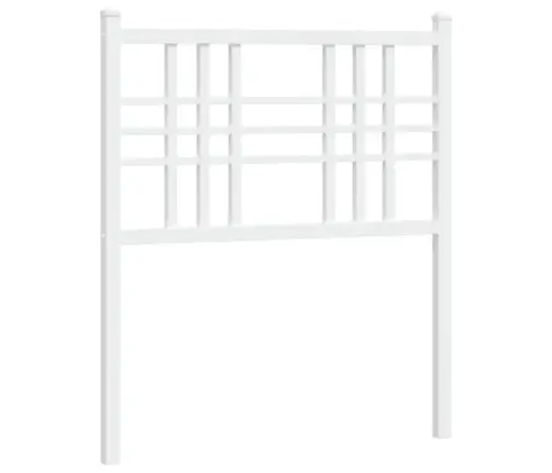 Gultas Galvgalis, Balts, Metāls, 75 Cm Vidaxl