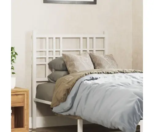 Gultas Galvgalis, Balts, Metāls, 75 Cm Vidaxl