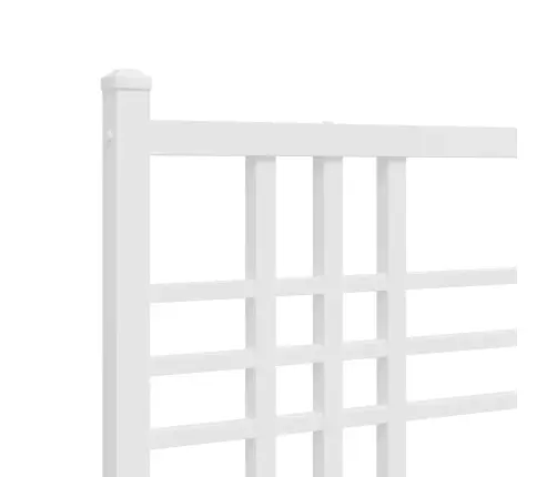 Gultas Galvgalis, Balts, 120 Cm Vidaxl