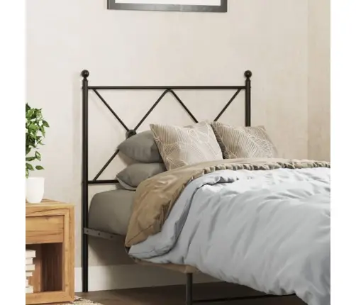 Gultas Galvgalis, Metāls, Melns, 80 Cm Vidaxl