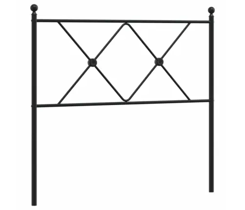Gultas Galvgalis, Metāls, Melns, 90 Cm Vidaxl