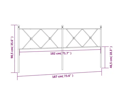 Metallist Voodipeats, Must, 180 Cm