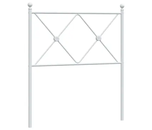 Gultas Galvgalis, Metāls, Balts, 80 Cm Vidaxl