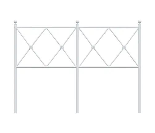 Metallist Voodipeats, Valge, 120 Cm