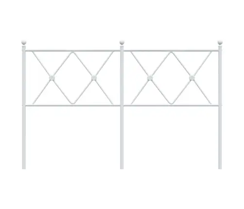 Metallist Voodipeats, Valge, 140 Cm