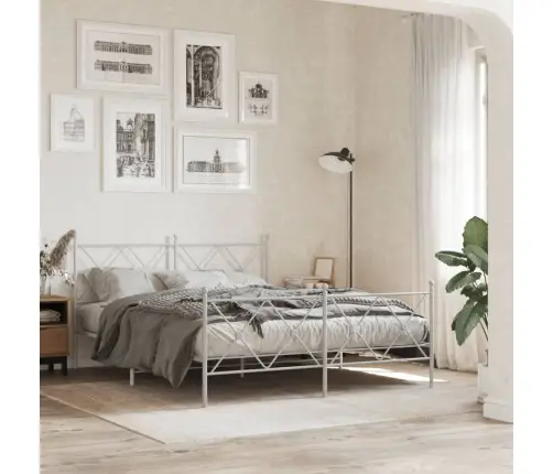 Gultas Galvgalis, Balts, 160 Cm Vidaxl