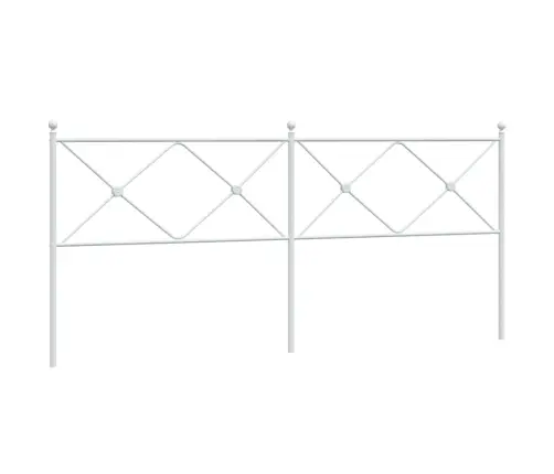 Gultas Galvgalis, Balts, 200 Cm Vidaxl