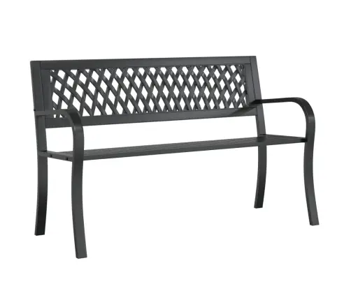 Dārza Sols, Melns, 120 Cm, Tērauds Vidaxl