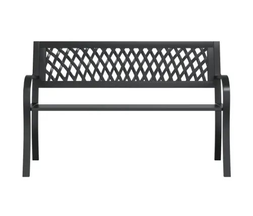 Dārza Sols, Melns, 120 Cm, Tērauds Vidaxl