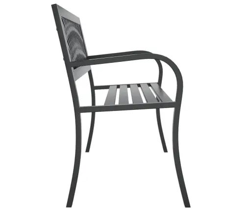 Dārza Sols, Melns, 120 Cm, Tērauds Vidaxl