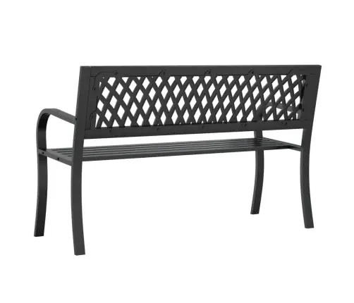 Dārza Sols, Melns, 120 Cm, Tērauds Vidaxl