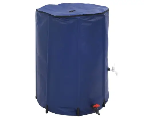 Ūdens Tvertne Ar Krānu, Saliekama, 750 L, Pvc Vidaxl