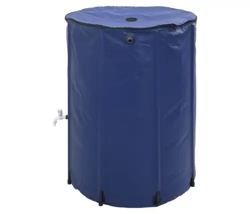 Ūdens Tvertne Ar Krānu, Saliekama, 750 L, Pvc Vidaxl