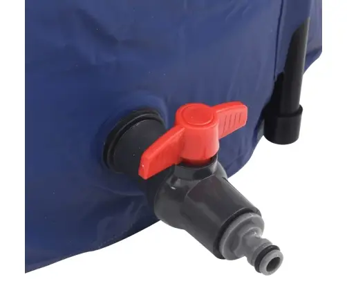 Ūdens Tvertne Ar Krānu, Saliekama, 750 L, Pvc Vidaxl