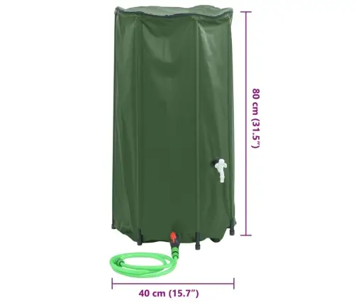 Kraaniga Veepaak, Kokkupandav, 100 L, Pvc