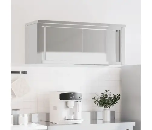 Lükandustega Köögi Seinakapp, Roostevaba Teras