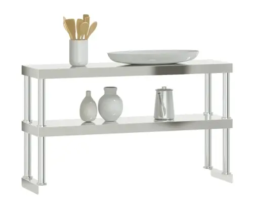 Galda Virsplaukts, 110X30X65 Cm, Nerūsējošs Tērauds Vidaxl