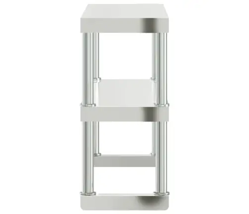 Galda Virsplaukts, 110X30X65 Cm, Nerūsējošs Tērauds Vidaxl