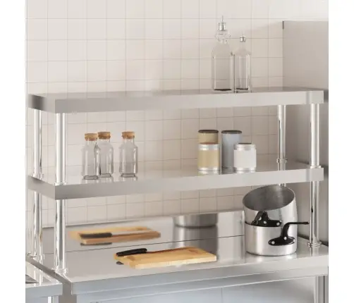 Galda Virsplaukts, 110X30X65 Cm, Nerūsējošs Tērauds Vidaxl