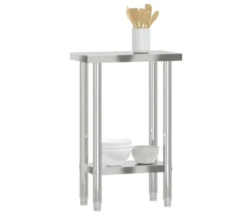 Virtuves Darba Galds, 55X30X85 Cm, Nerūsējošs Tērauds Vidaxl