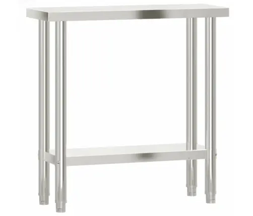 Virtuves Darba Galds, 82,5X30X85 Cm, Nerūsējošs Tērauds Vidaxl