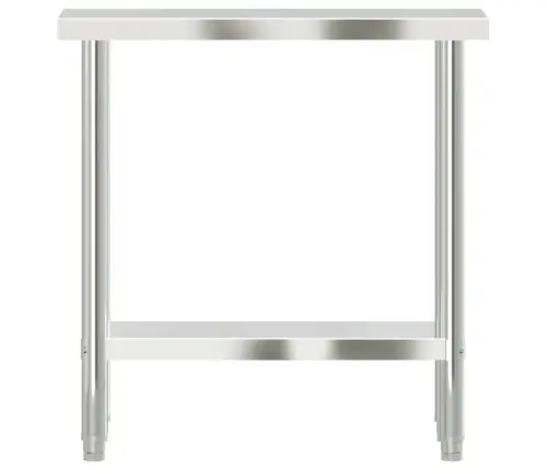Virtuves Darba Galds, 82,5X30X85 Cm, Nerūsējošs Tērauds Vidaxl