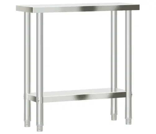 Virtuves Darba Galds, 82,5X30X85 Cm, Nerūsējošs Tērauds Vidaxl