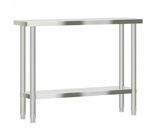 Virtuves Darba Galds, 110X30X85 Cm, Nerūsējošs Tērauds Vidaxl