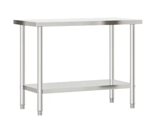 Virtuves Darba Galds, 110X55X85 Cm, Nerūsējošs Tērauds Vidaxl
