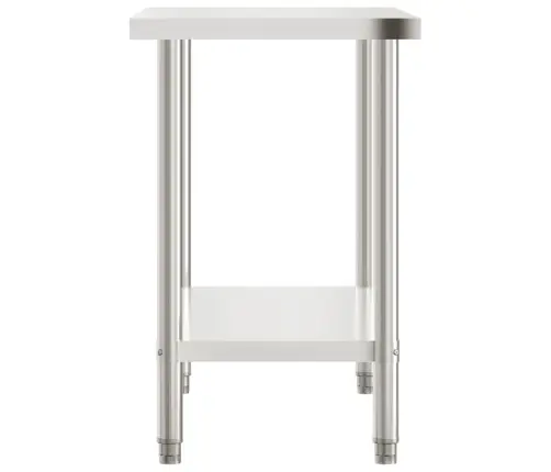 Virtuves Darba Galds, 110X55X85 Cm, Nerūsējošs Tērauds Vidaxl