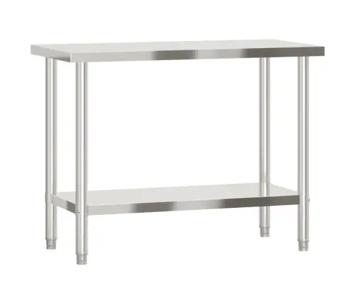 Virtuves Darba Galds, 110X55X85 Cm, Nerūsējošs Tērauds Vidaxl