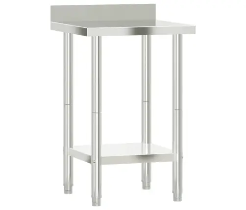 Virtuves Darba Galds, 55X55X93 Cm, Nerūsējošs Tērauds Vidaxl