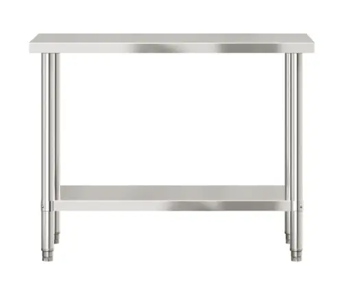 Virtuves Darba Galds, 110X55X85 Cm, Nerūsējošs Tērauds Vidaxl