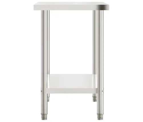 Virtuves Darba Galds, 110X55X85 Cm, Nerūsējošs Tērauds Vidaxl